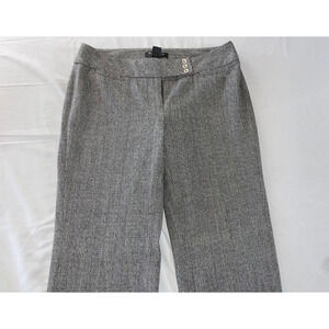 White House Black Market WHBM Modern Boot Stretch Trouser Pants. Glen Plaid, 4P